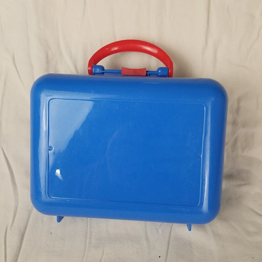 Thomas  Train & Friends Lunch Box Kids Blue Like New thermos food stay  Pecoware